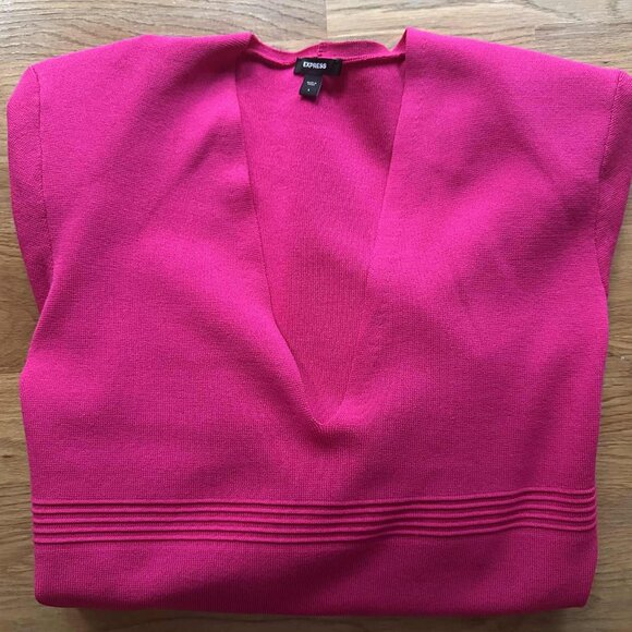 Womens Large Pink Express Bodysuit - Picture 4 of 14